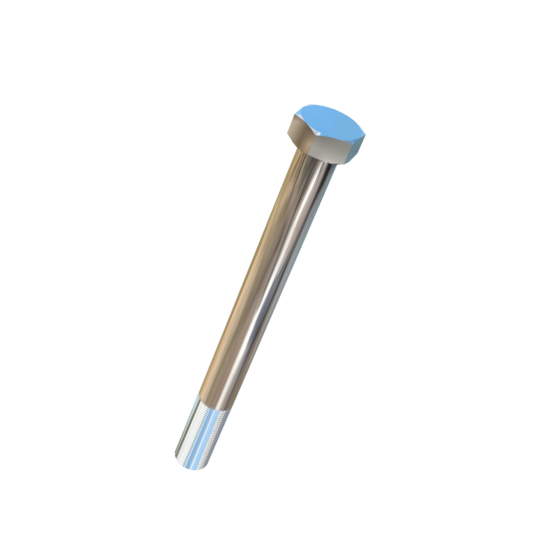 Titanium 1-1/8-12 X 12 inch UNF Allied Titanium Hex Head Bolt (No Dimple)